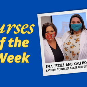 Illustration for article: Celebrating Eva Jessee and Kali Holt as Nurses of the Week