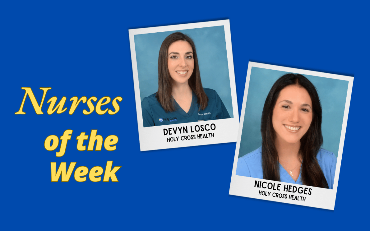 Illustration for article: Angels in Scrubs: Devyn Losco and Nicole Hedges Named Nurses of the Week for Exemplary Compassion and Care