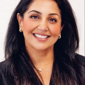 CRNA Bijal Chaturvedi headshot in a black top