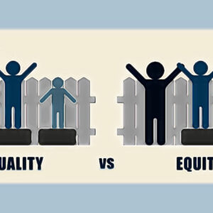 Equality and Equity Concept Illustration.