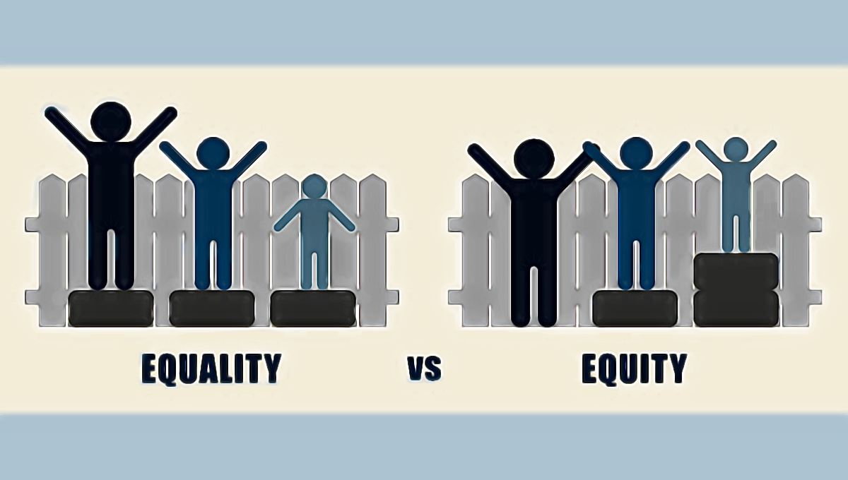 Equality and Equity Concept Illustration.