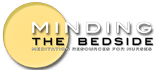 Minding the Bedside logo for nurse stress