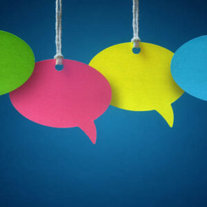 bilingual conversation bubbles