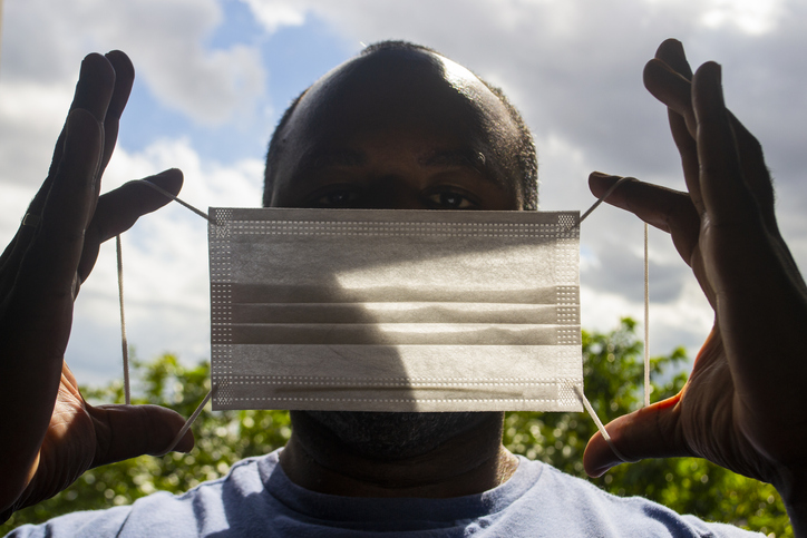 black men and the dilemma of wearing masks