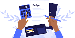 graphic of hands working with a calculator