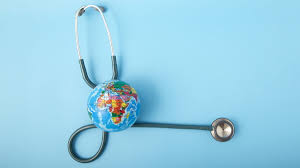 a glove and stehescope to show international nurses