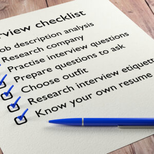 interview checklist