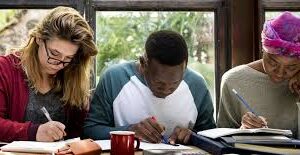 nursing students studying