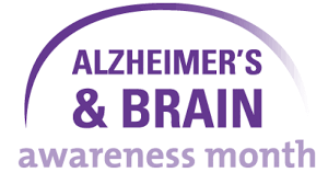 Alzheimer's and brain awareness logo