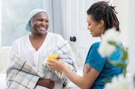 nurse and pateint representing oncology nursing