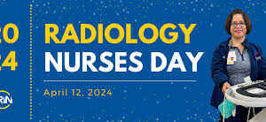 blue background with Radiology Nurses Day in yellow
